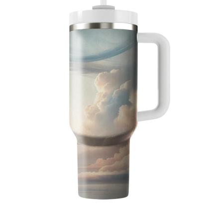 Celestial Crane Serenity  Travel Tumblers