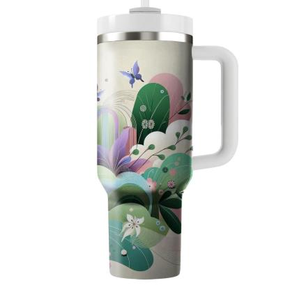 Elysian Garden - A Modern Spring Equinox  Tumbler Cups