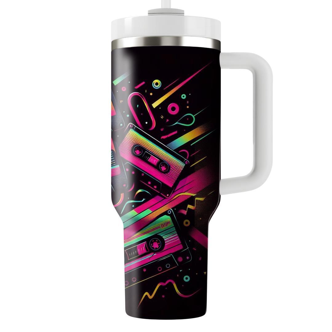 Cassette Tape Blast Travel Tumblers