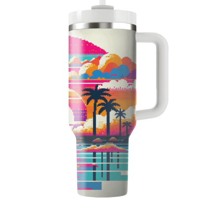 Pixel Paradise  Custom Tumblers