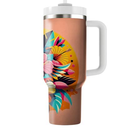 Tropical Blossom Fiesta  Insulated Tumblers