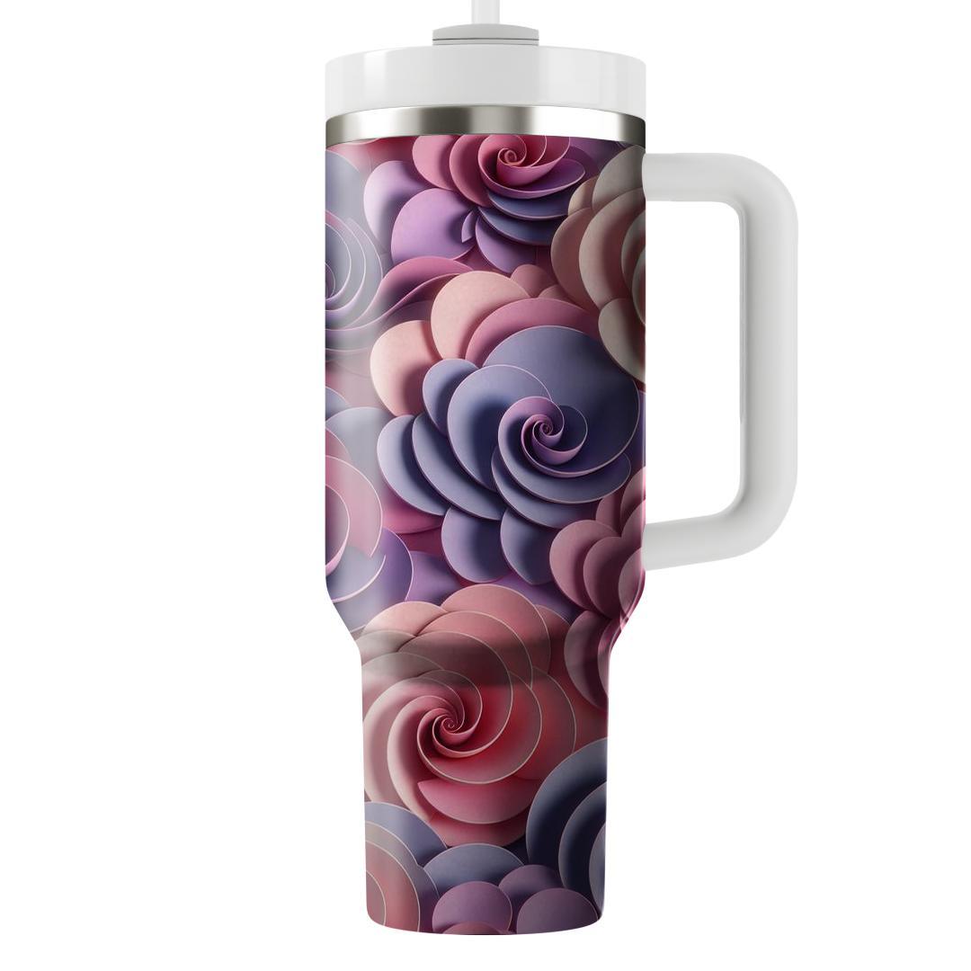 Spiral Petal Dance  Custom Tumblers