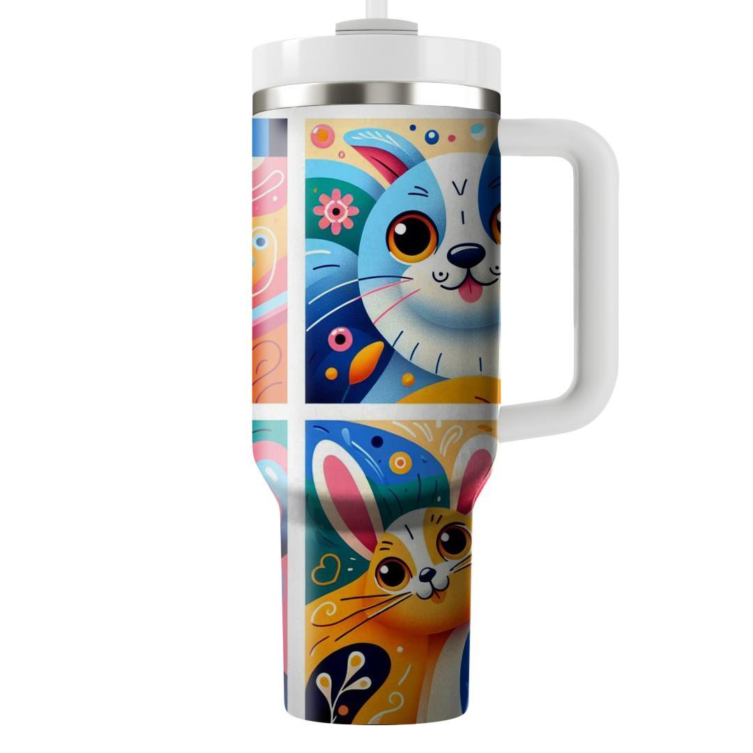 Playful Pets  Travel Tumblers