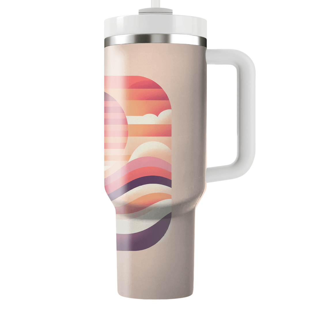 Dreamy Sunset Gradients Decorative Tumblers