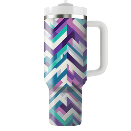 Harmonious Zigzag Rhythm  Custom Tumblers