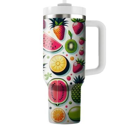 Kitsch Fruit Salad  Personalized Tumblers