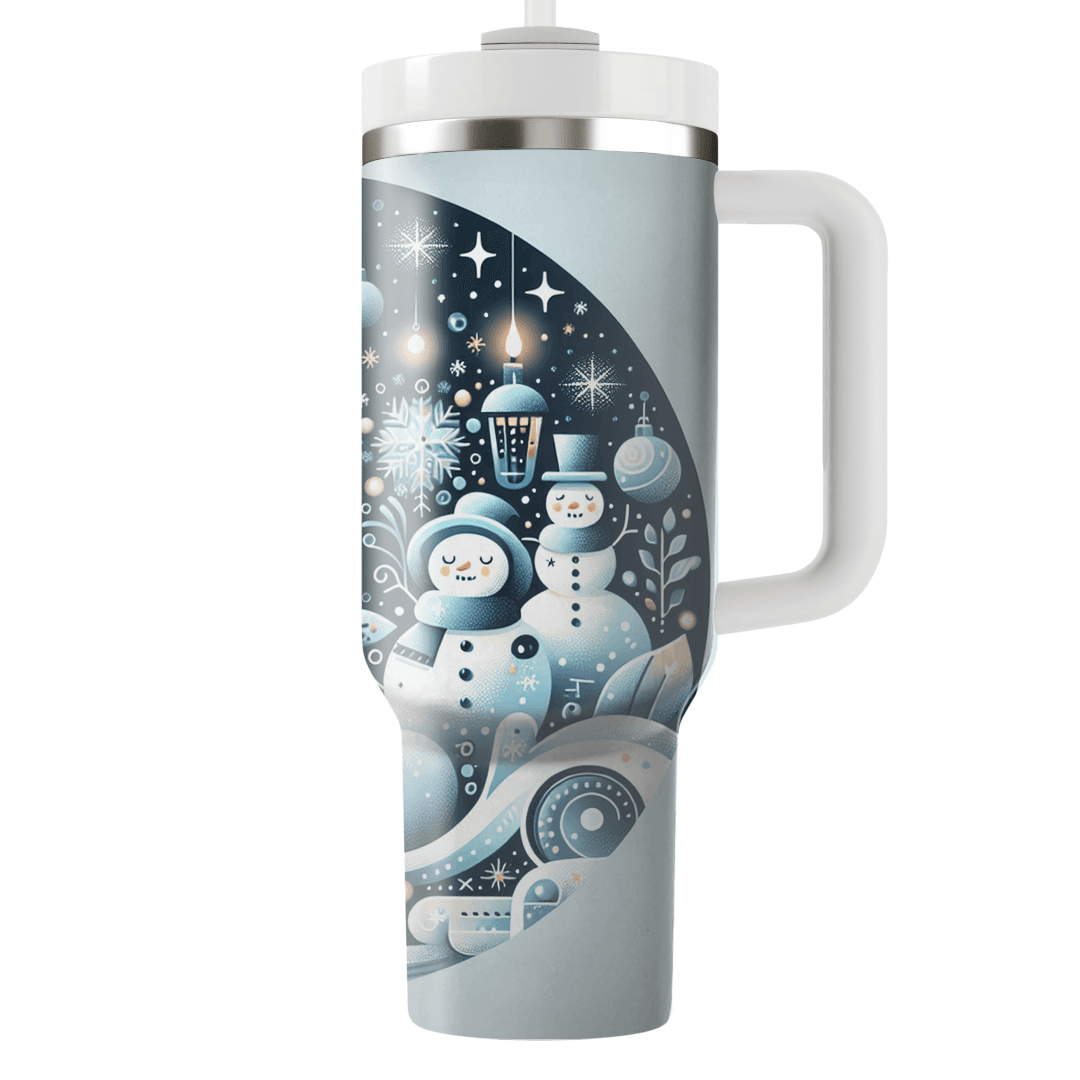 Frosted Joy - A Holiday Chill  Decorative Tumblers