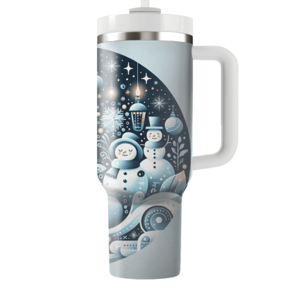 Frosted Joy - A Holiday Chill  Decorative Tumblers