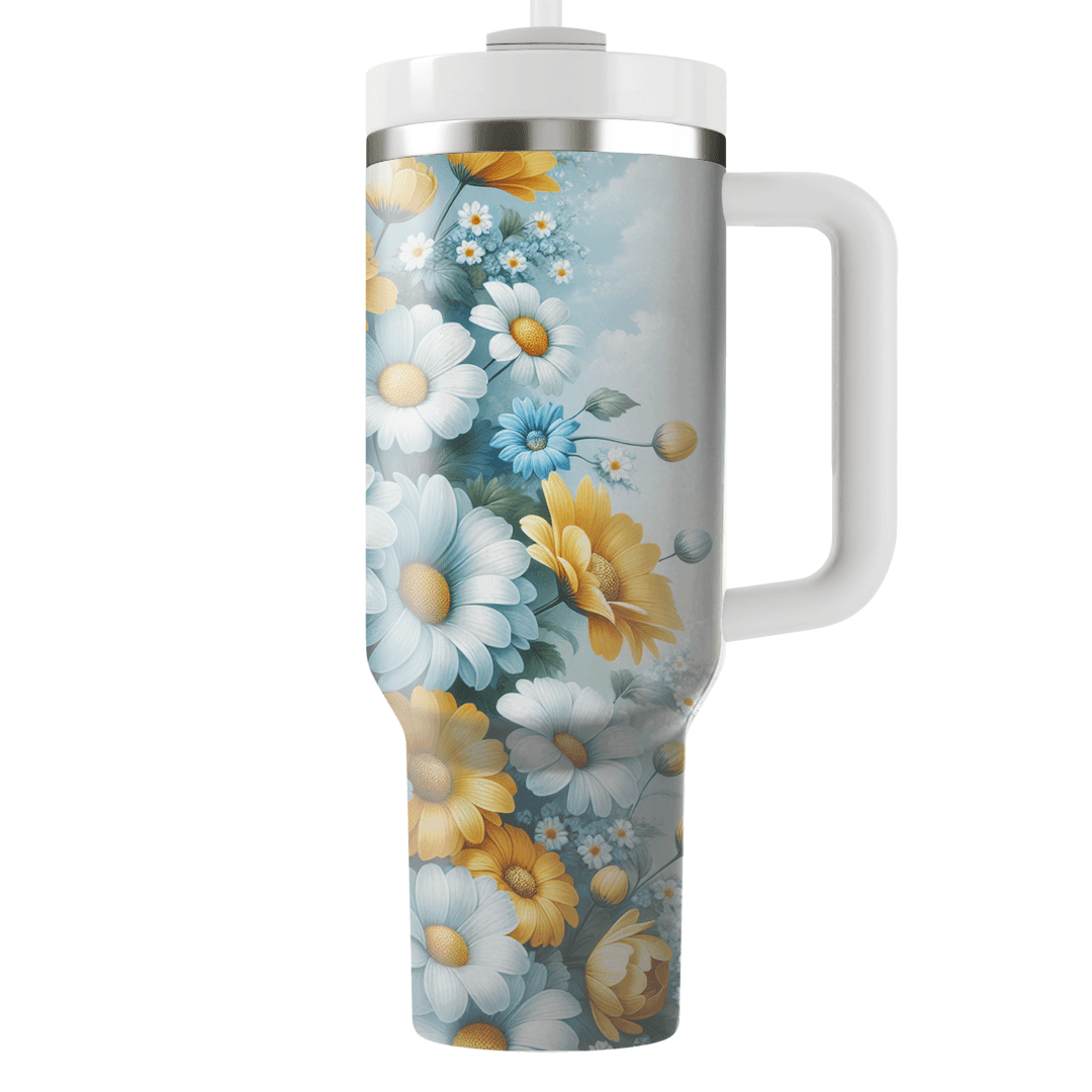Charming Daisy Fields  Custom Tumblers