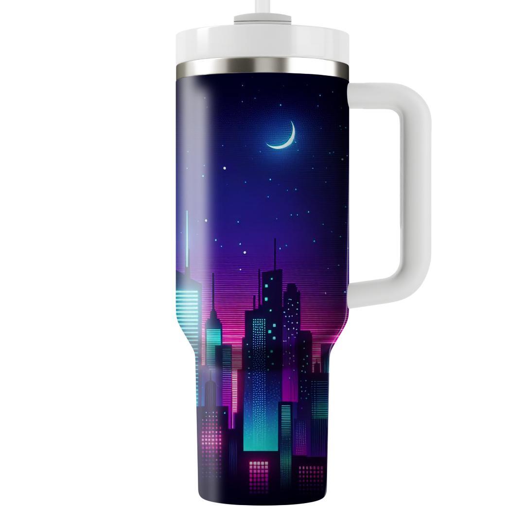 Retro City Lights  Custom Tumblers