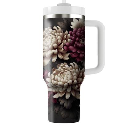 Chic Chrysanthemum Charm  Tumbler Cups