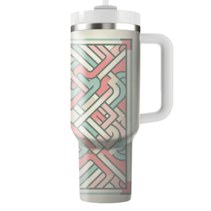 Lattice Weave Elegance  Custom Tumblers