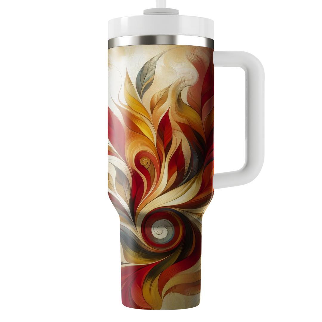 Autumn Winds And Leaves  Tumbler Cups