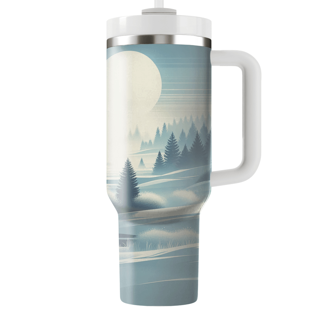 Winter Morning Mist  Personalized Tumblers