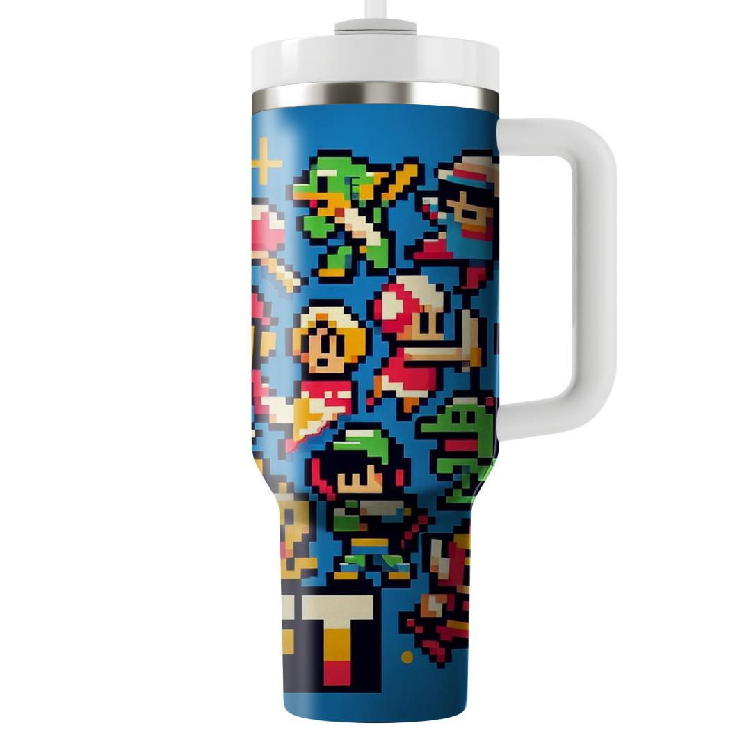 Nostalgic Video Game Characters  Unique Tumblers