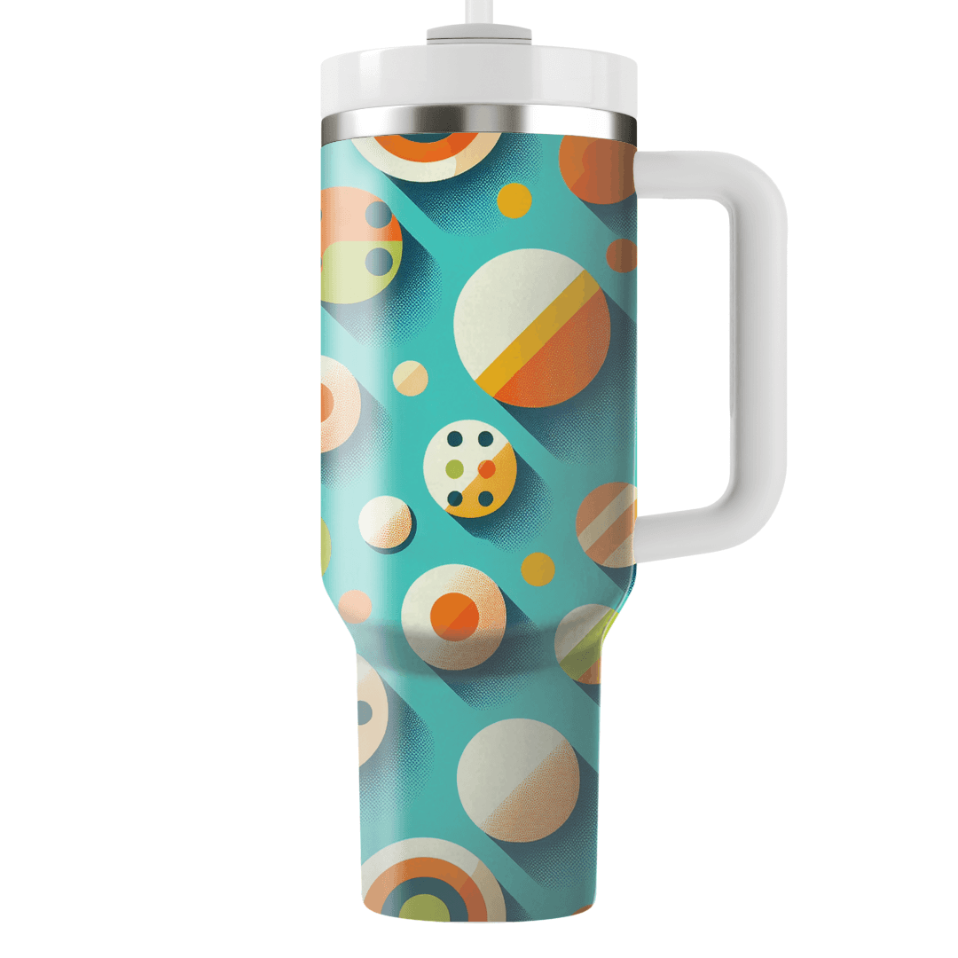 Retro Polka Dot Dance Decorative Tumblers