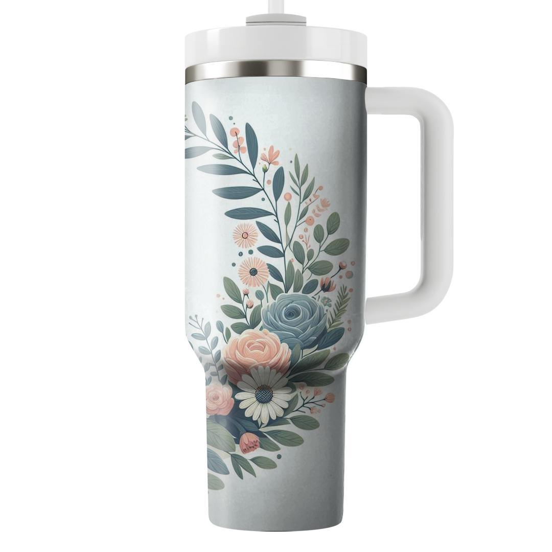 Gorgeous Floral Wreath  Insulated Tumblers