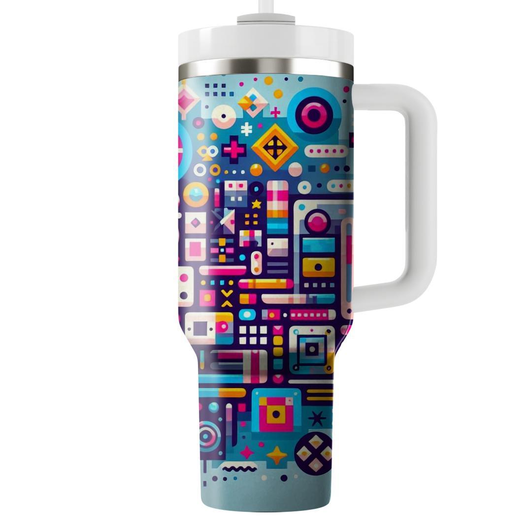 Dynamic Pixel Patterns  Personalized Tumblers