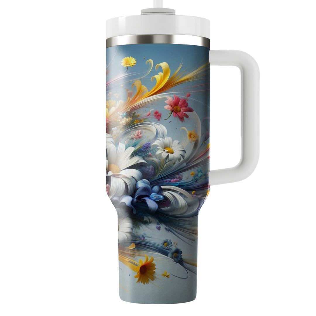 Floral Fantasy Whirl  Tumblers For Gifts