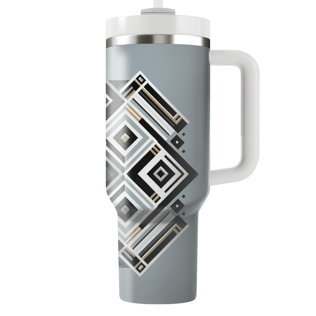 Chic Geometric Diamond  Custom Tumblers