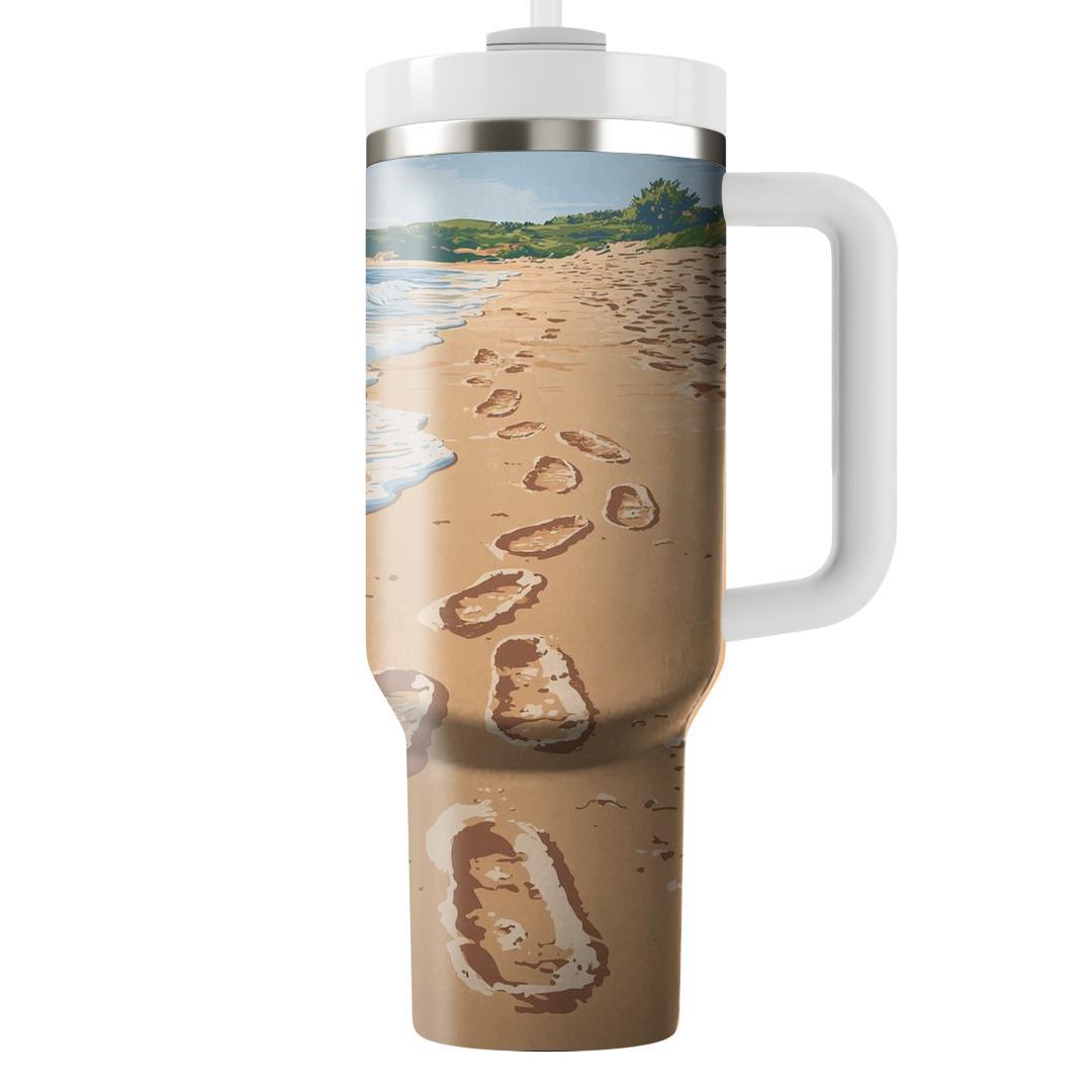 Footprints On My Heart: A Mother’s Lasting Imprint Tumblers With Lids