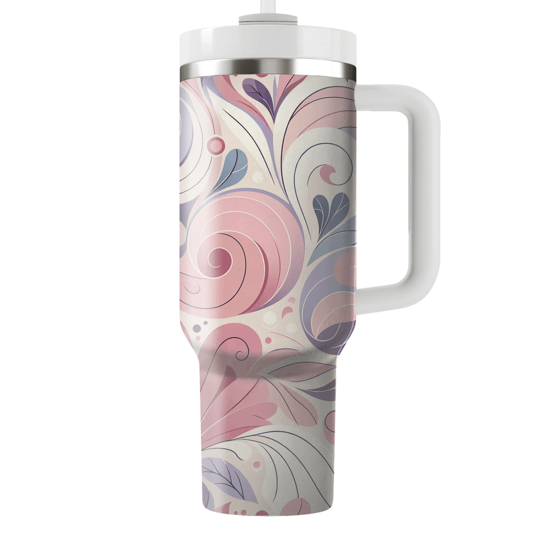 Petal Swirl Design Decorative Tumblers