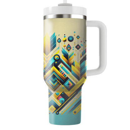 Festive Geometry - A Carnival Vibe  Decorative Tumblers