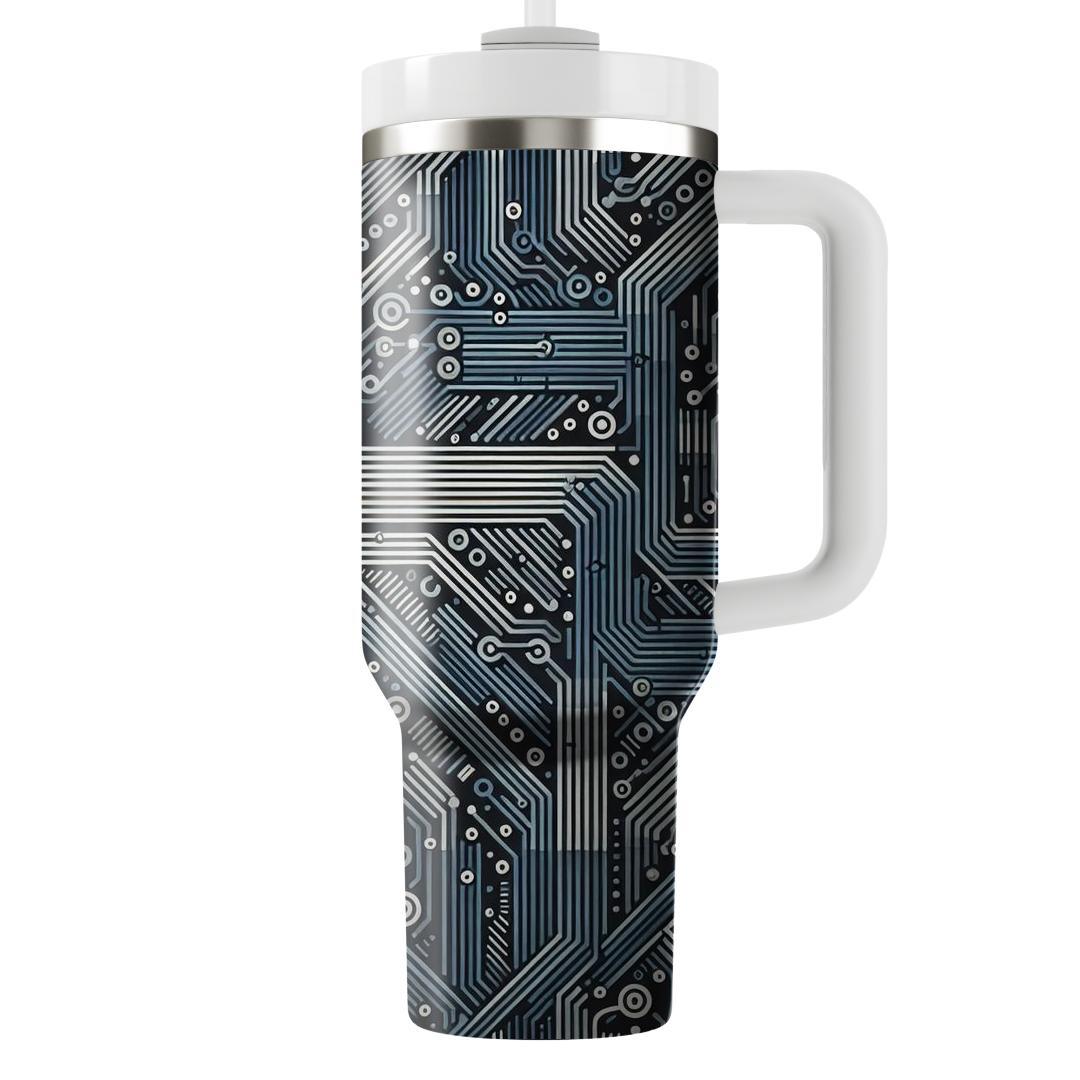 Futuristic Circuit Matrix  Tumblers For Gifts