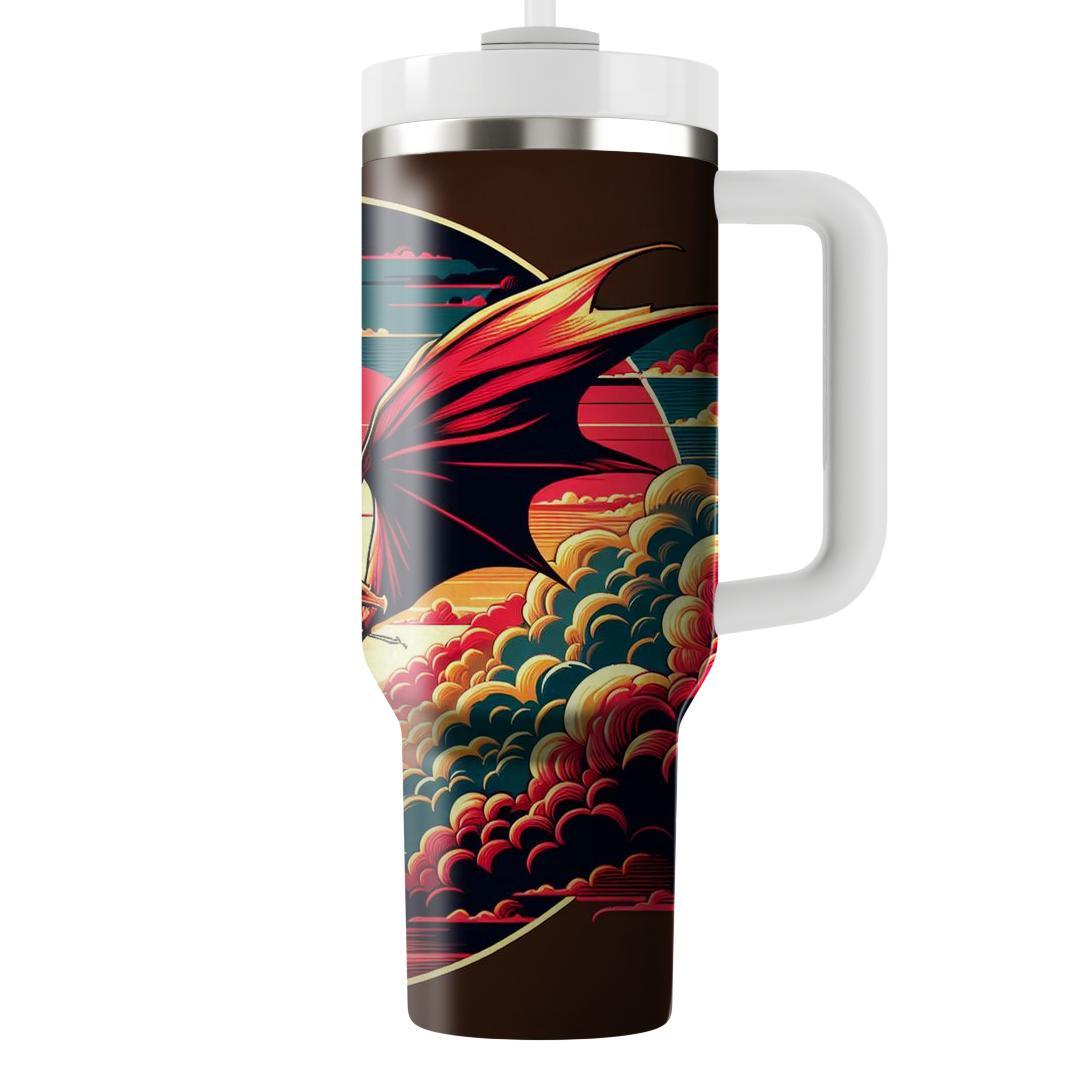 Daring Dragon Flight  Tumblers With Lids