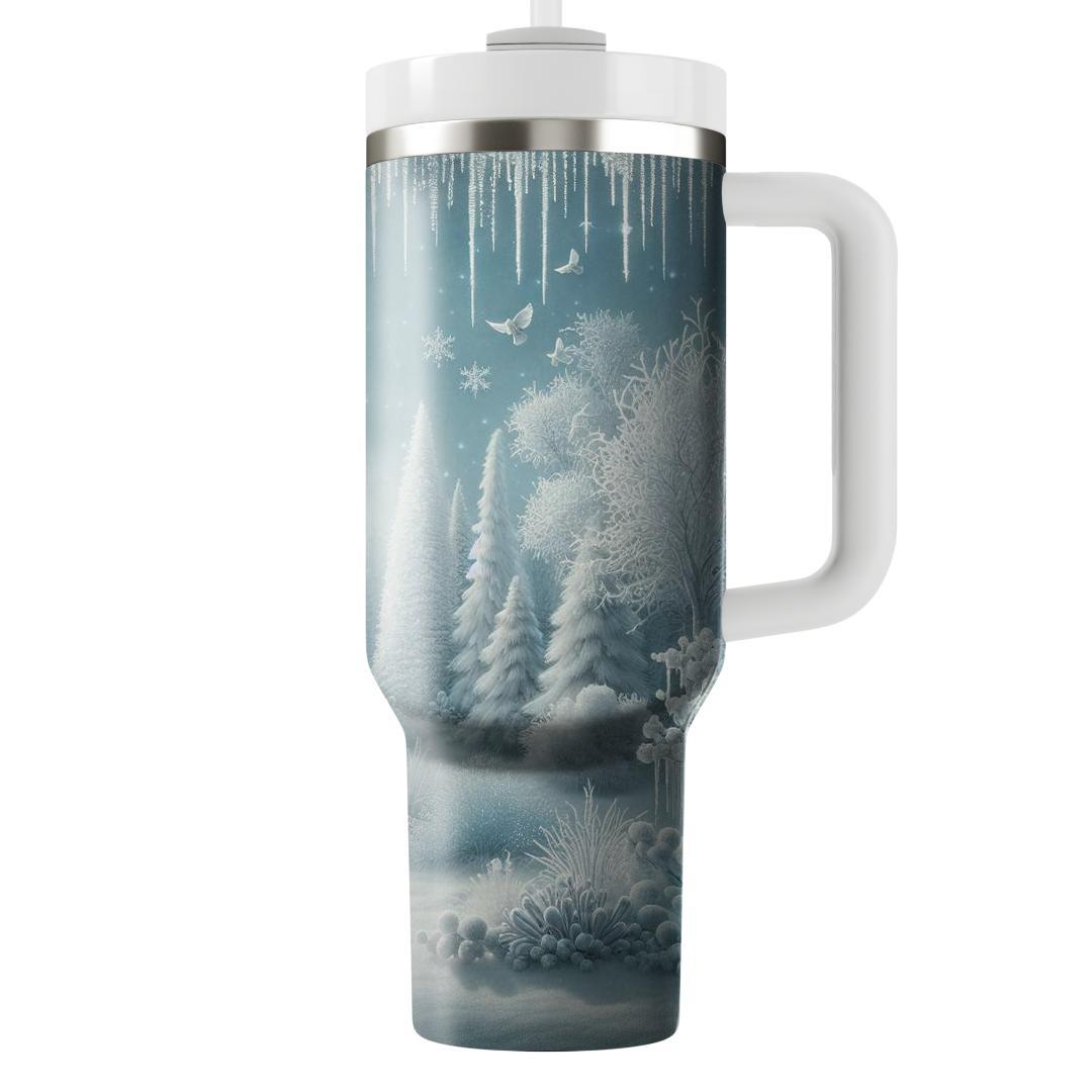 Frosted Winter Dream  Tumblers With Lids