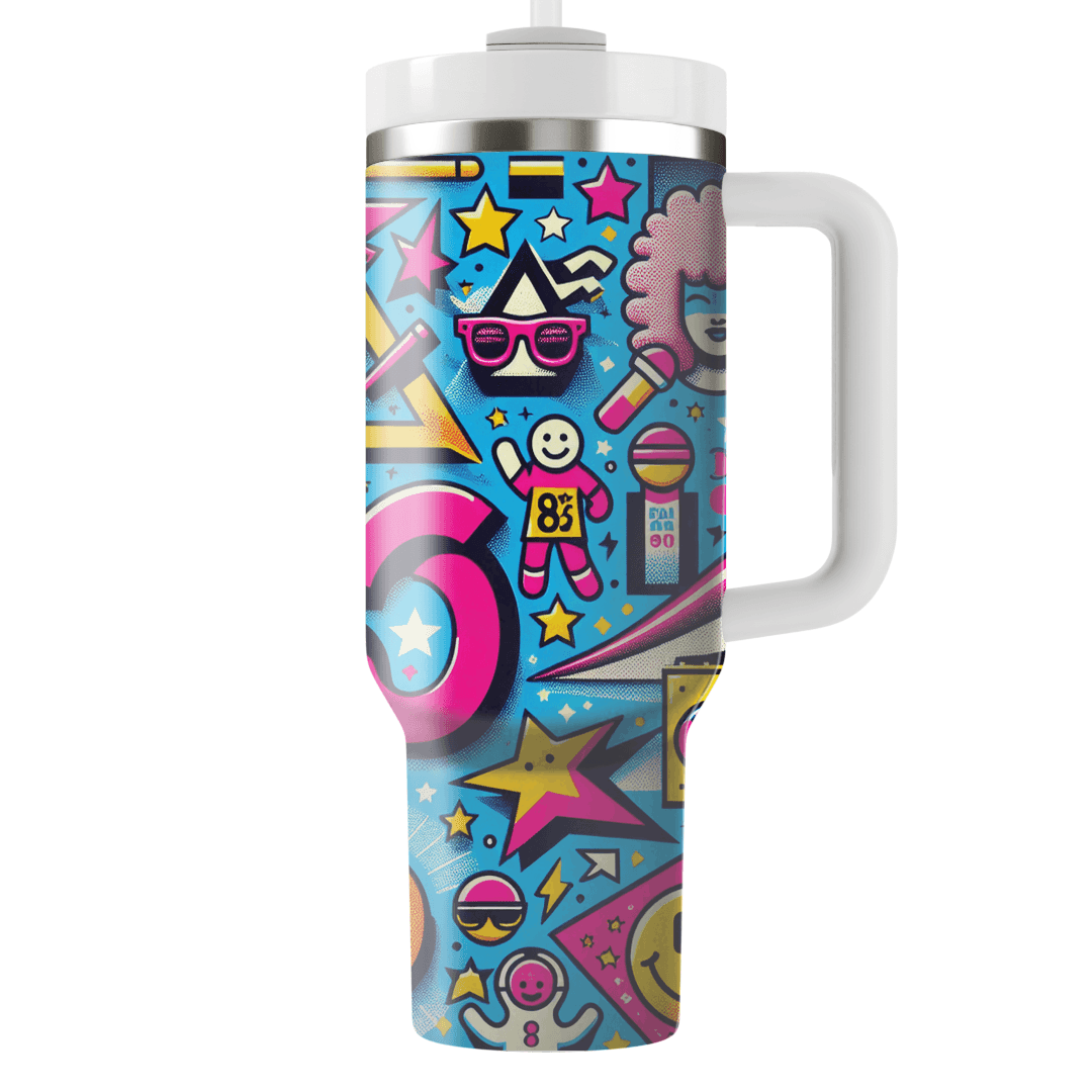 Classic 80s Graphic Tee  Tumbler Cups