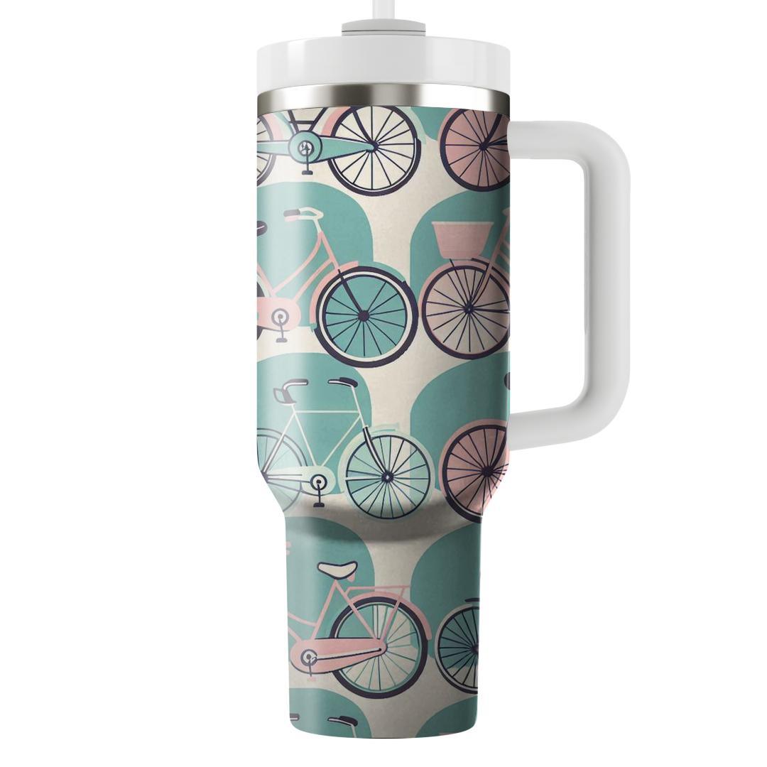 Retro Bicycle Pattern  Insulated Tumblers