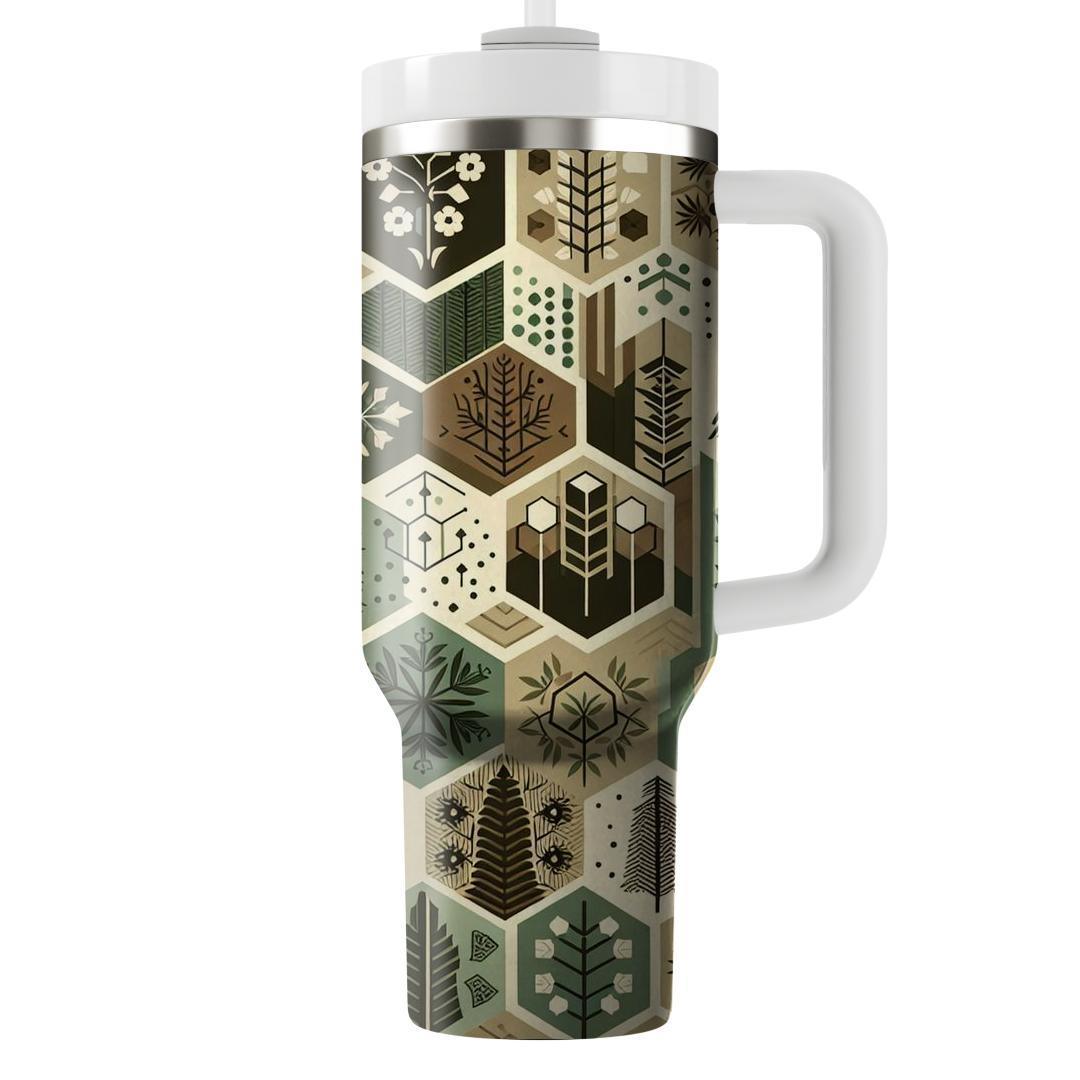 Hexagonal Forest Charm  Tumblers For Gifts