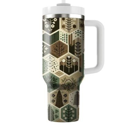 Hexagonal Forest Charm  Tumblers For Gifts
