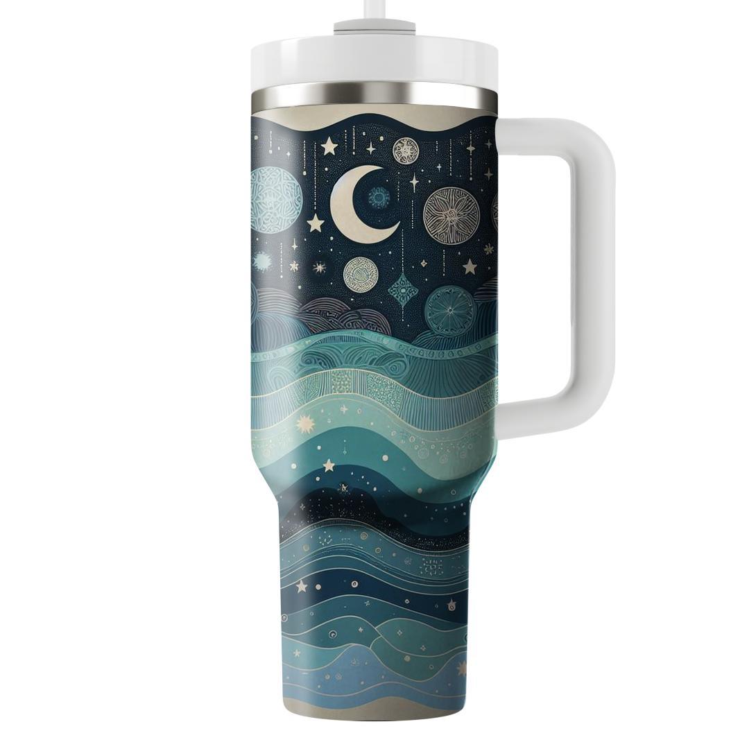 Celestial Rainbow Fade  Unique Tumblers