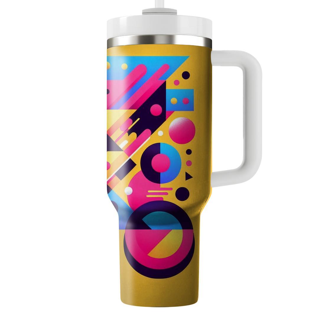 Funky Geo Shapes  Tumblers With Lids