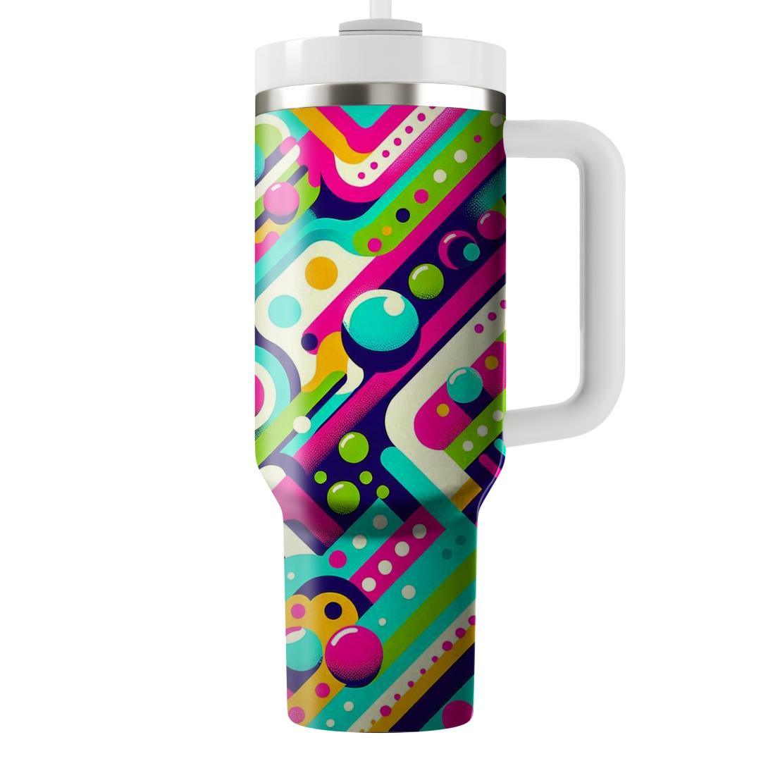 Radical Retro Dots  Tumbler Cups