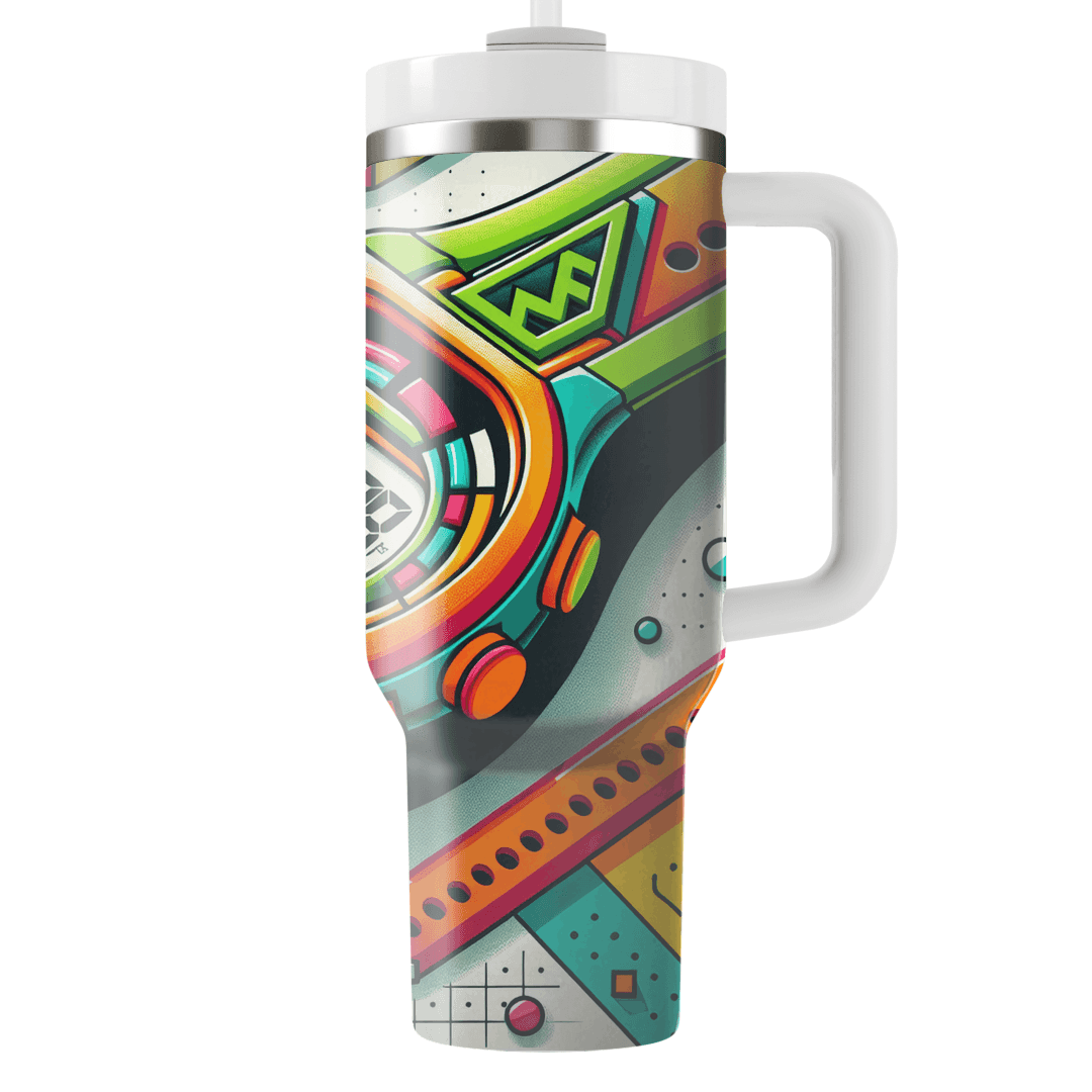 Rad Retro Wristwatch Custom Tumblers