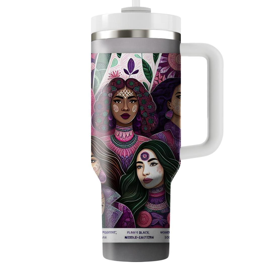 Reflections Of Courage - International Women’s Day  Tumblers With Lids