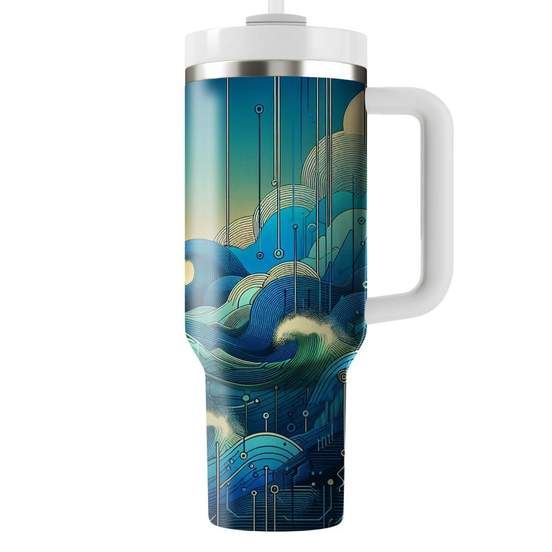 Cyber Surf  Unique Tumblers