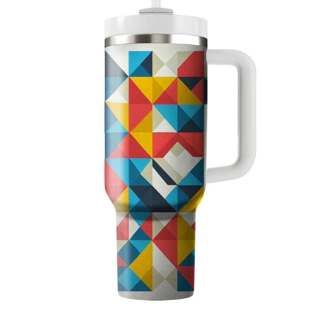 Triangular Mosaic Harmony  Tumblers For Gifts