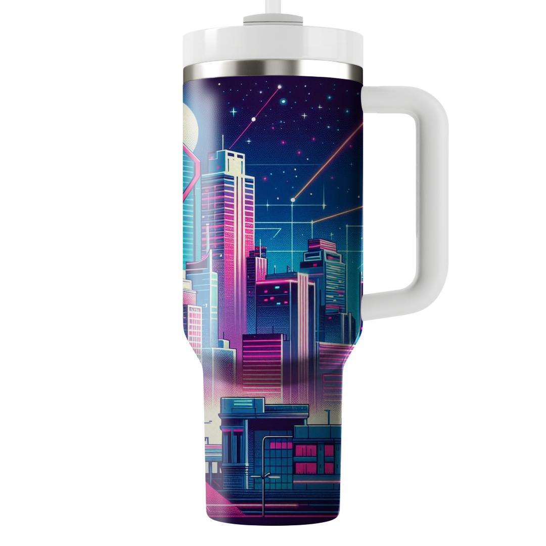 Cyber City Lights  Tumbler Cups