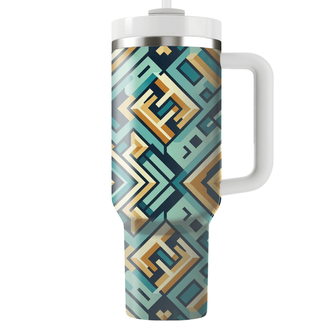 Diamond Weave Pattern  Insulated Tumblers