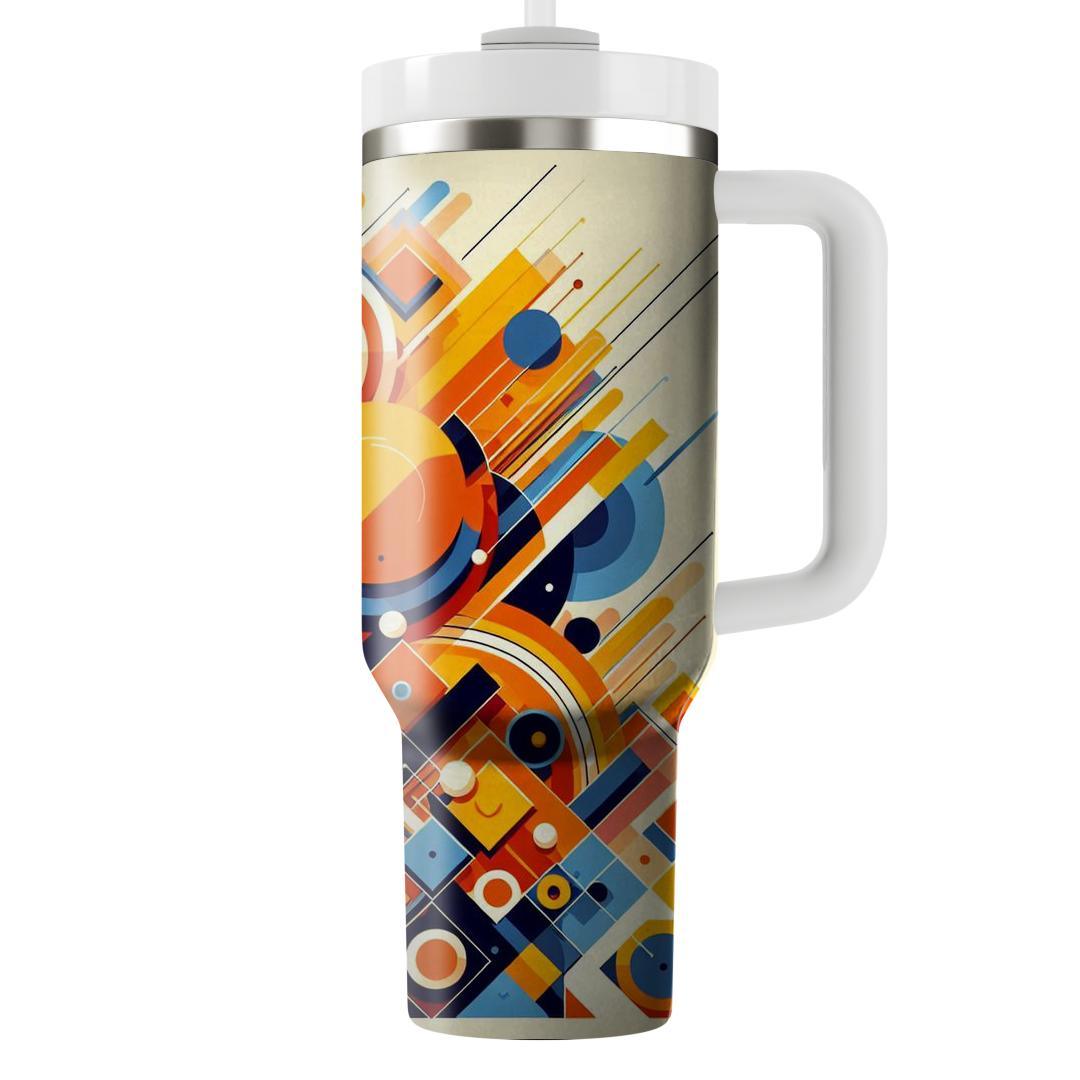 Funky Geometric Dreams  Travel Tumblers