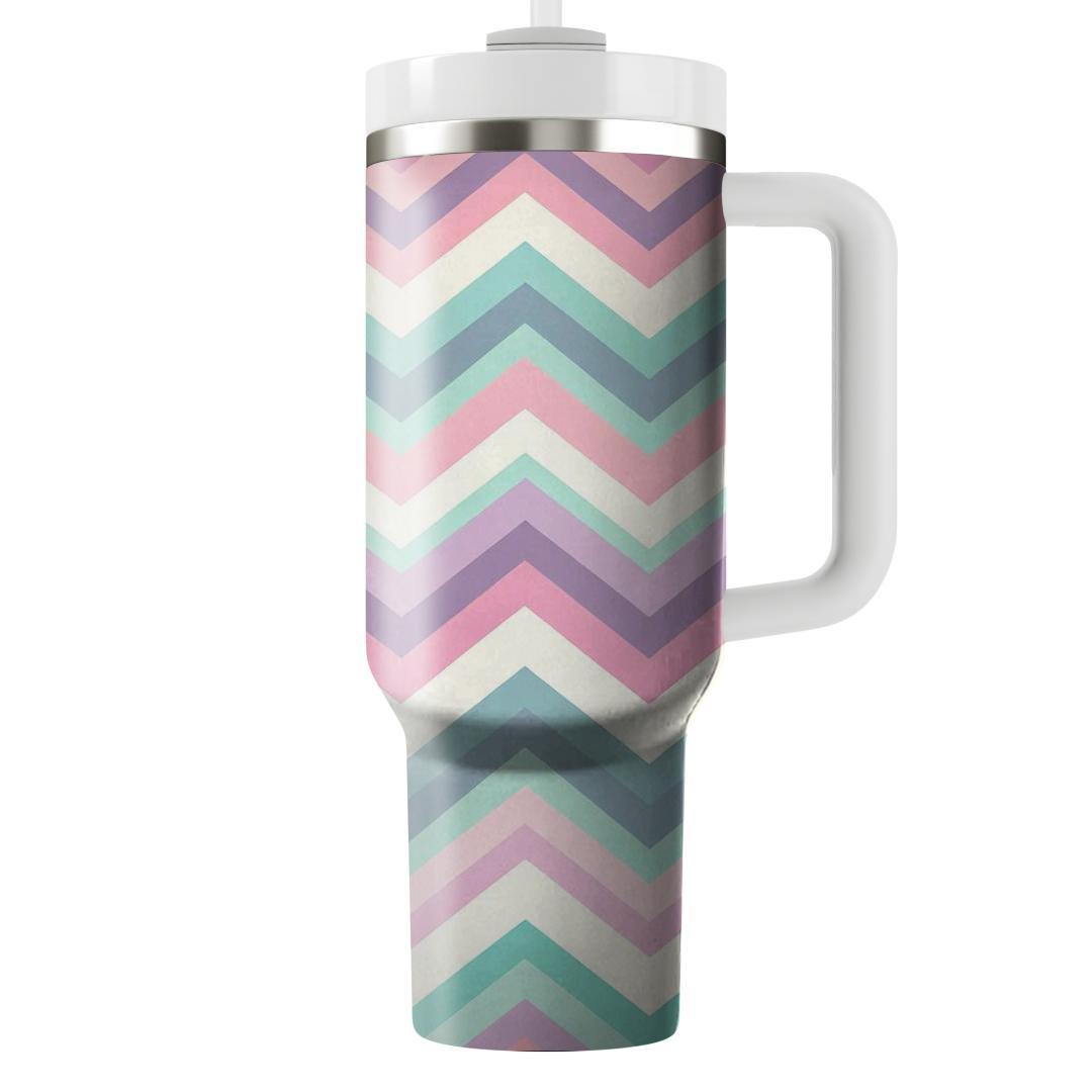 Chevron Pastel Dream  Decorative Tumblers