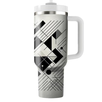Minimalist Geometric Linework  Tumblers For Gifts