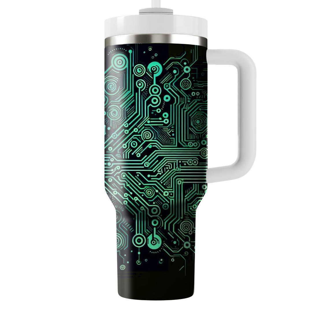 Cyberpop Circuit  Personalized Tumblers