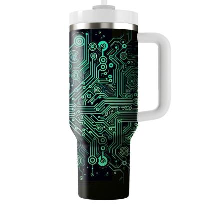 Cyberpop Circuit  Personalized Tumblers