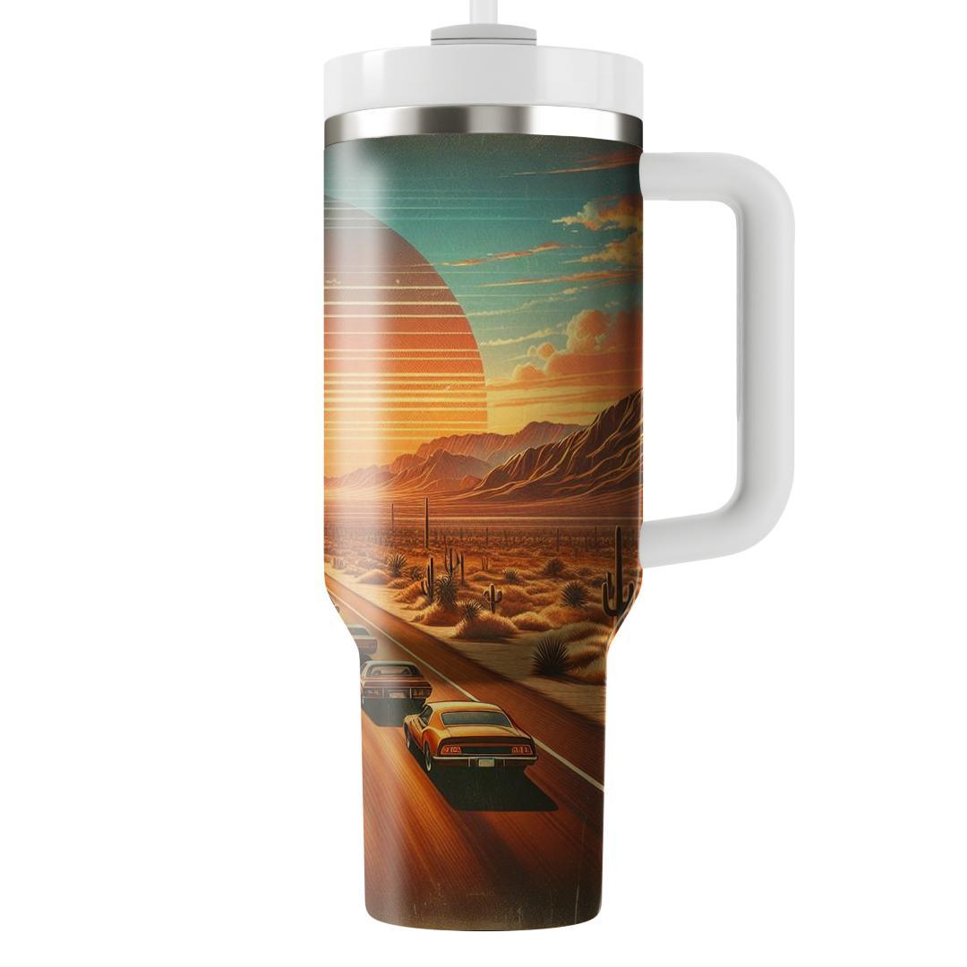 Highway Mirage  Unique Tumblers