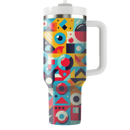 Groovy Retro Shapes  Tumblers For Gifts